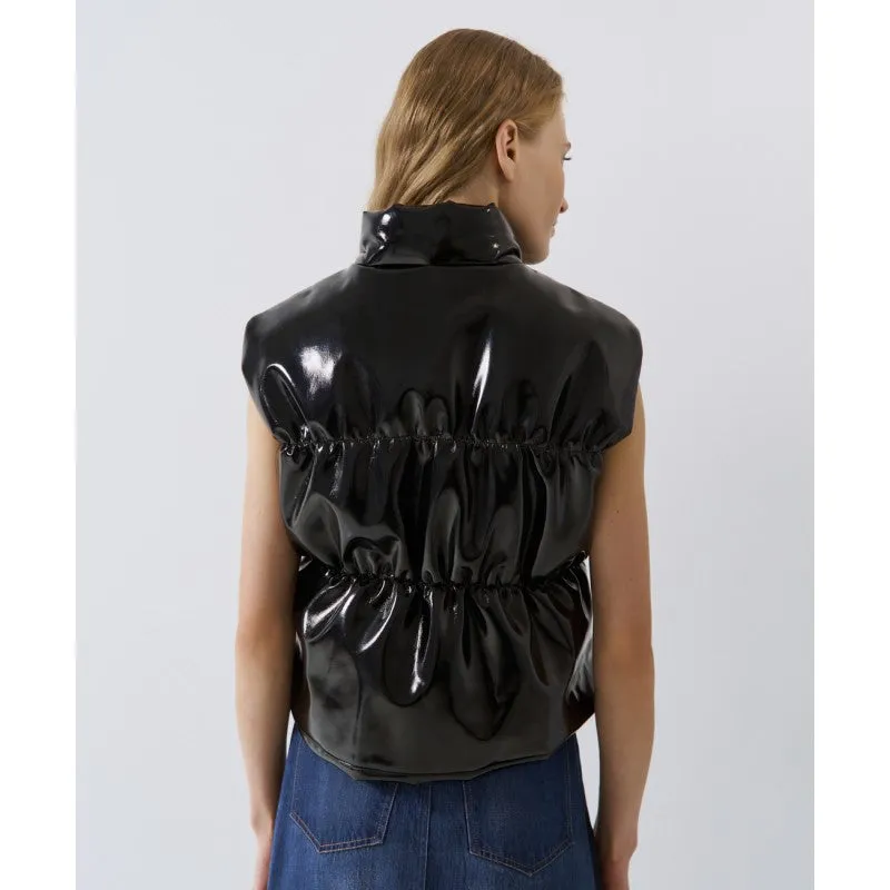 Access Fashion Faux Leather Black Gillet