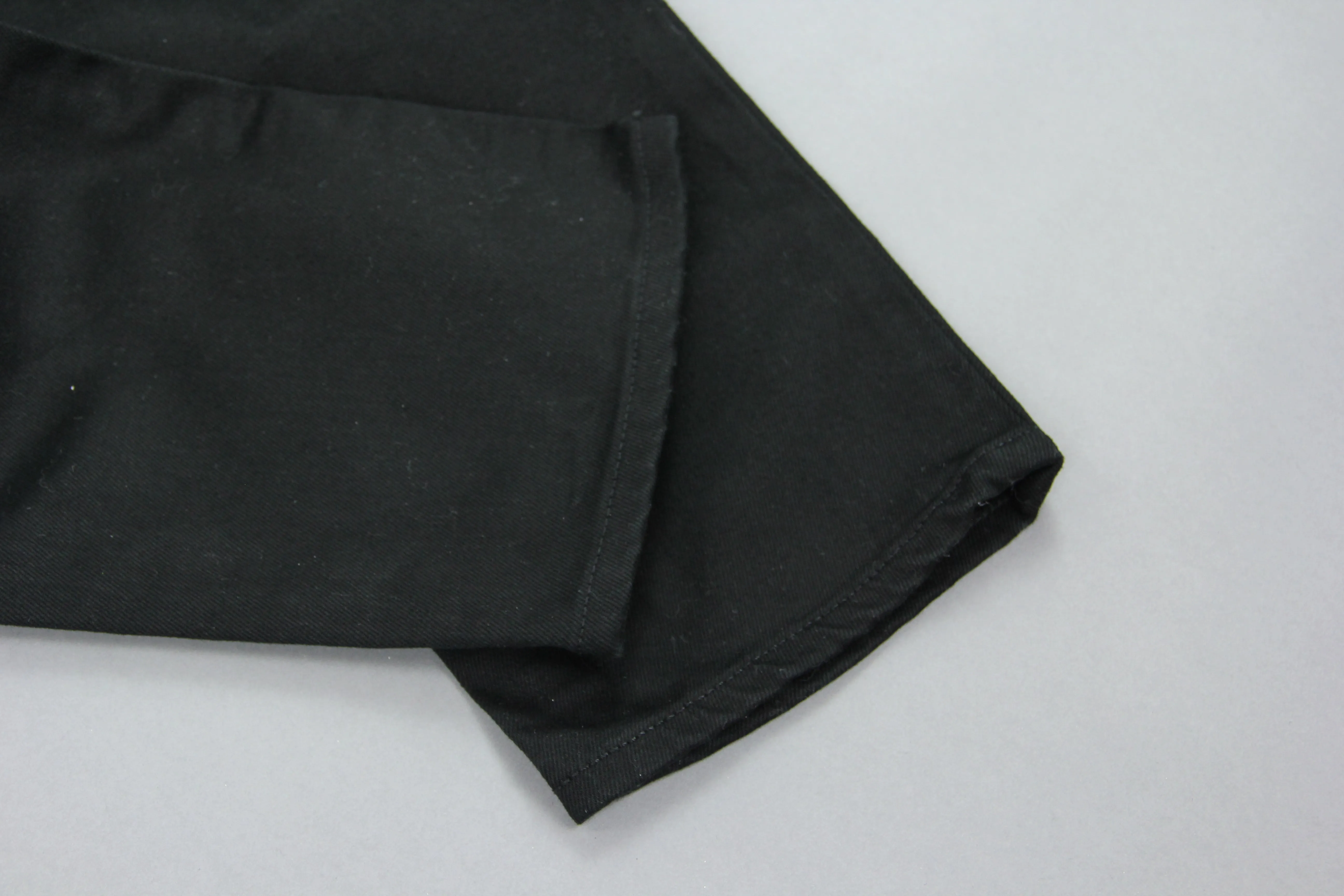 Acne Kex Wet Black Skinny Fit Black Stretch Jeans, Size 27/34