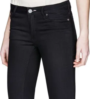 Acne Kex Wet Black Skinny Fit Black Stretch Jeans, Size 27/34