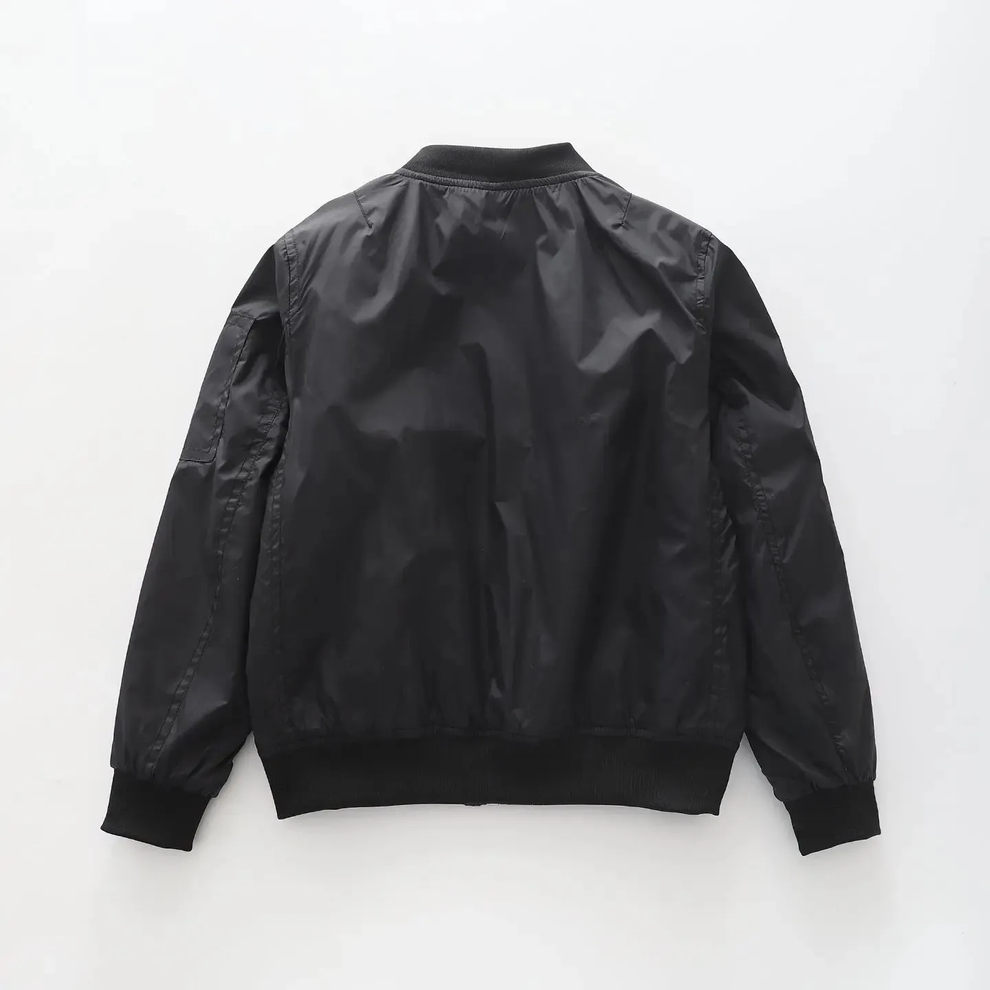 Black, Boys Bomber Jacket