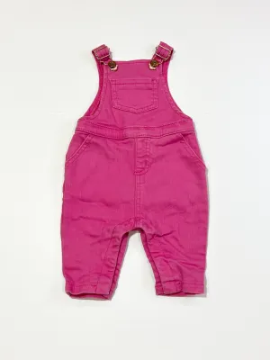 Pink denim overalls - Size 000