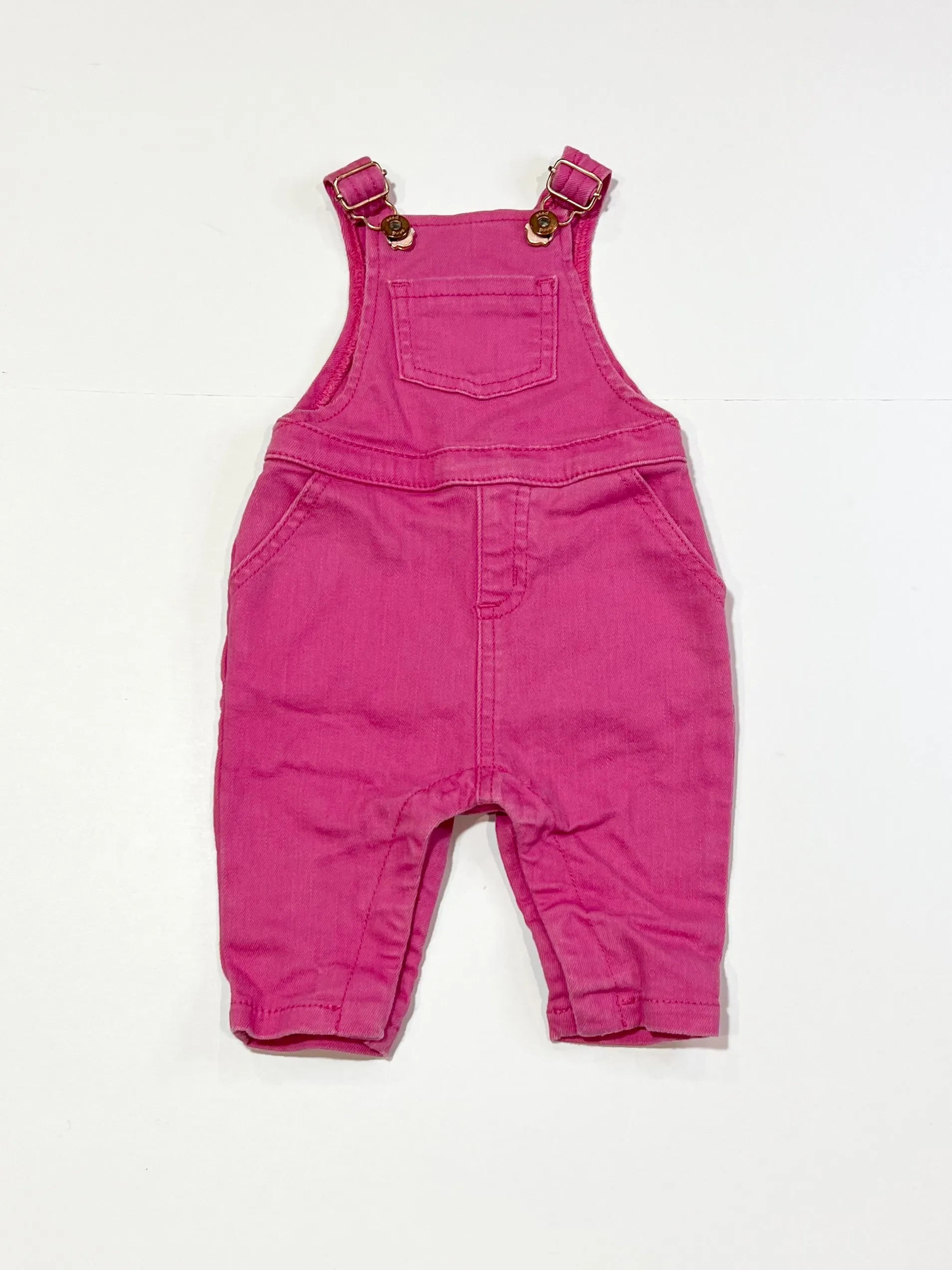 Pink denim overalls - Size 000