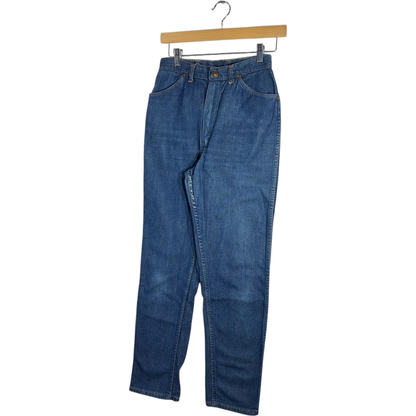 Women's Vintage Wrangler Slim Cut Denim Jeans 13/14