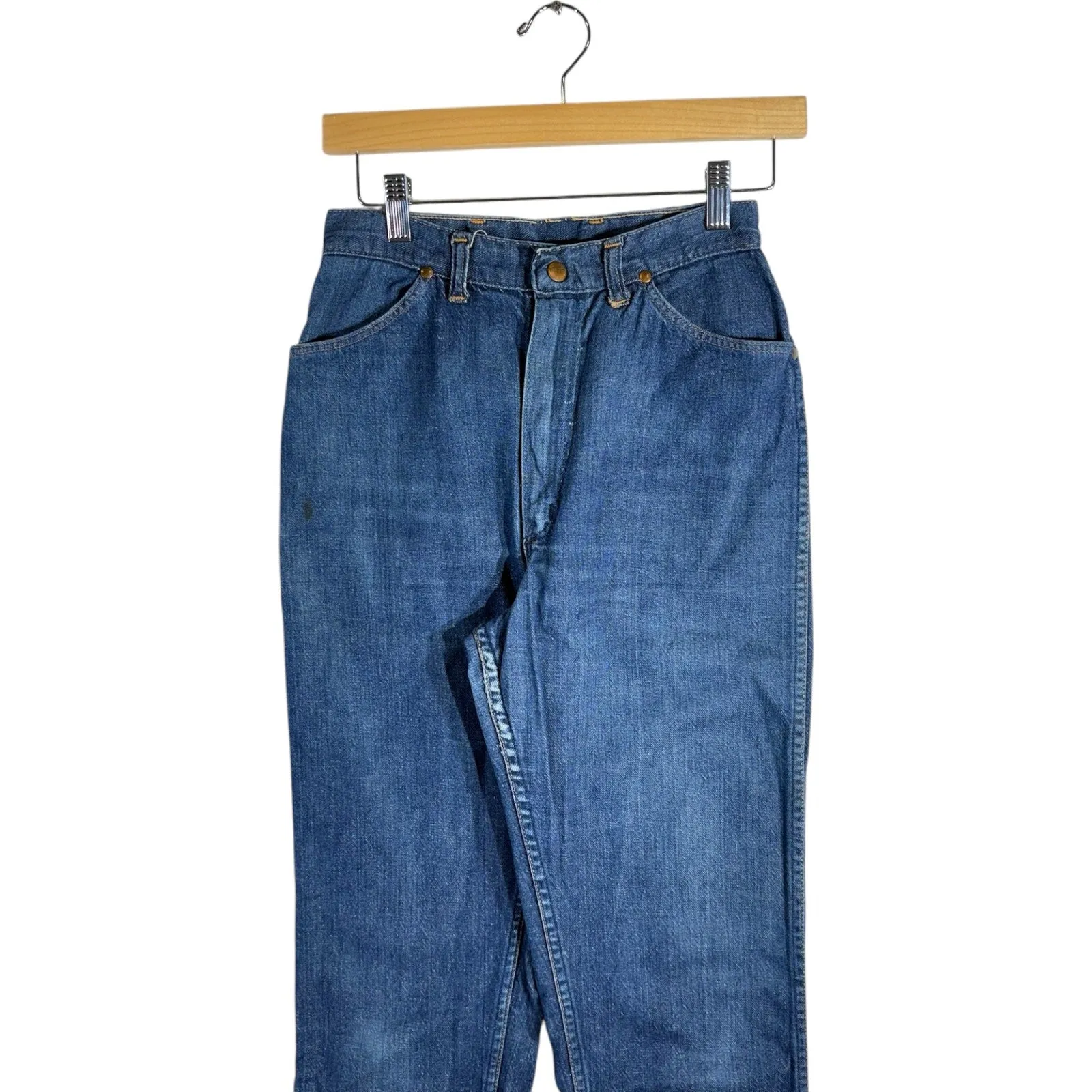 Women's Vintage Wrangler Slim Cut Denim Jeans 13/14